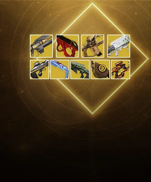 Raid Exotics Weapons