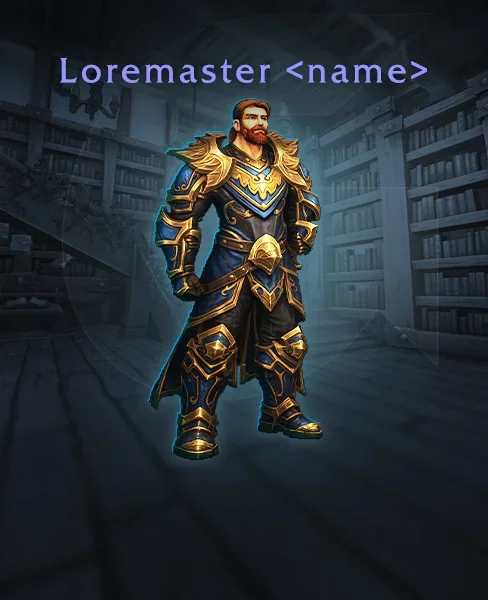 Loremaster Title