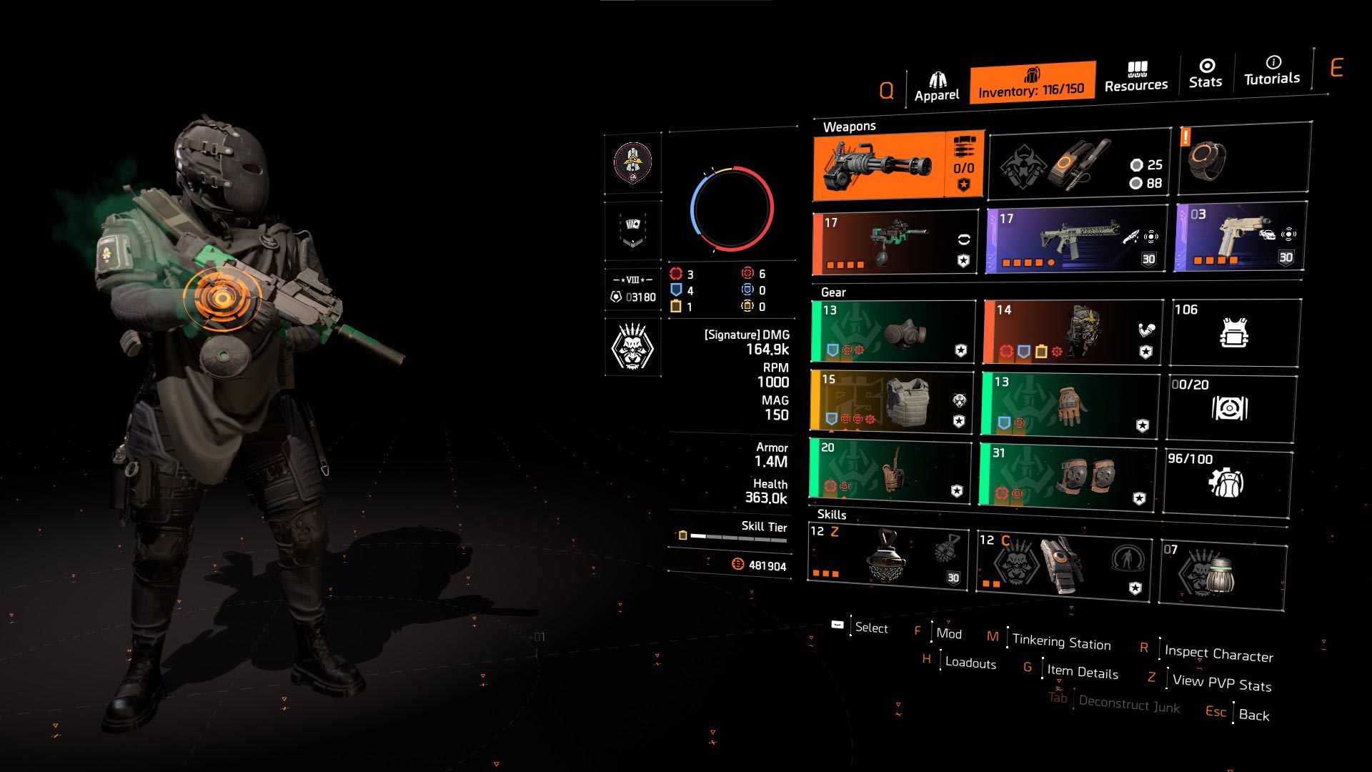 hunters fury smg build