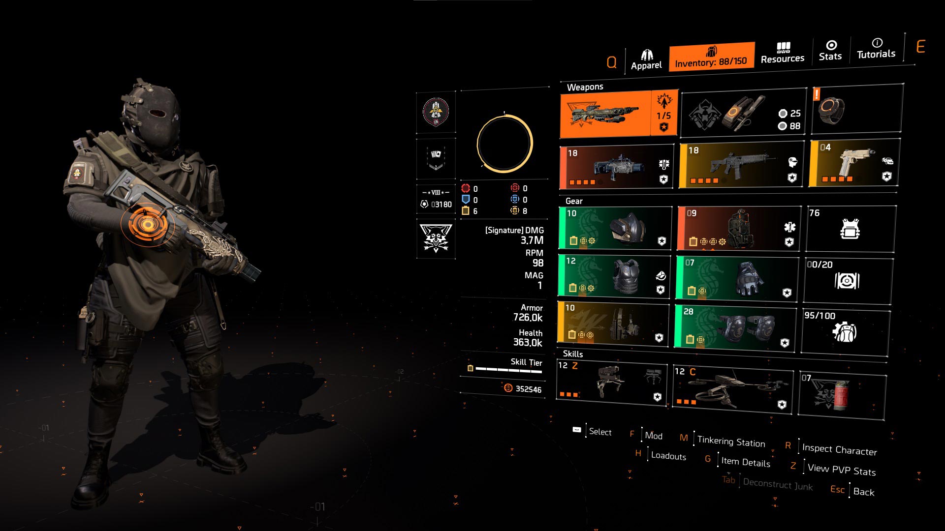 refactor dps support skill build