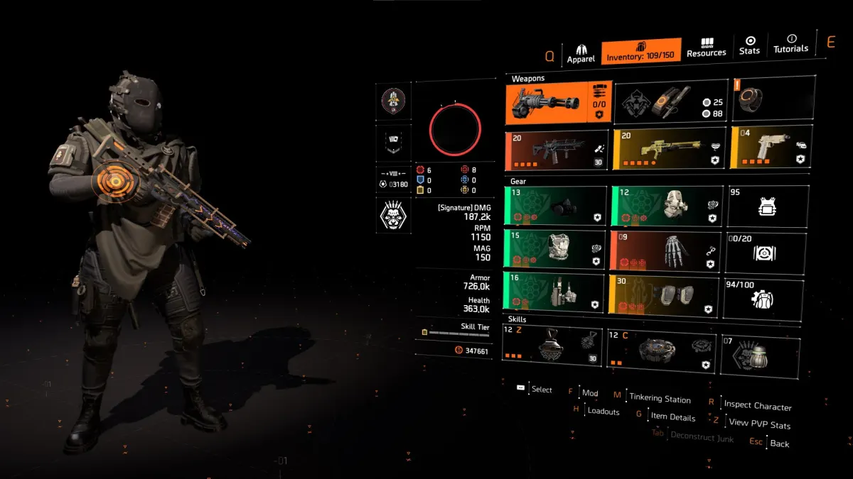 striker build with foxs prayer