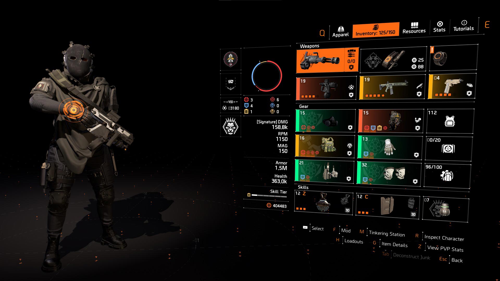 striker pve build with ouroboros