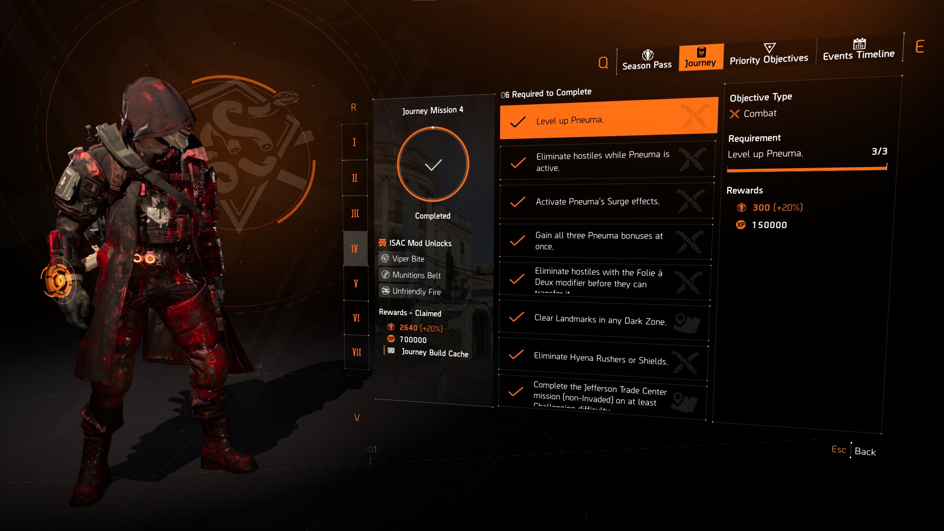 How to complete all Season Journey Missions in Division 2 - Grindout ...
