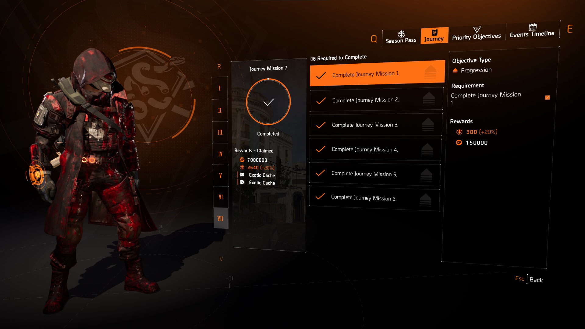 How to complete all Season Journey Missions in Division 2 - Grindout ...