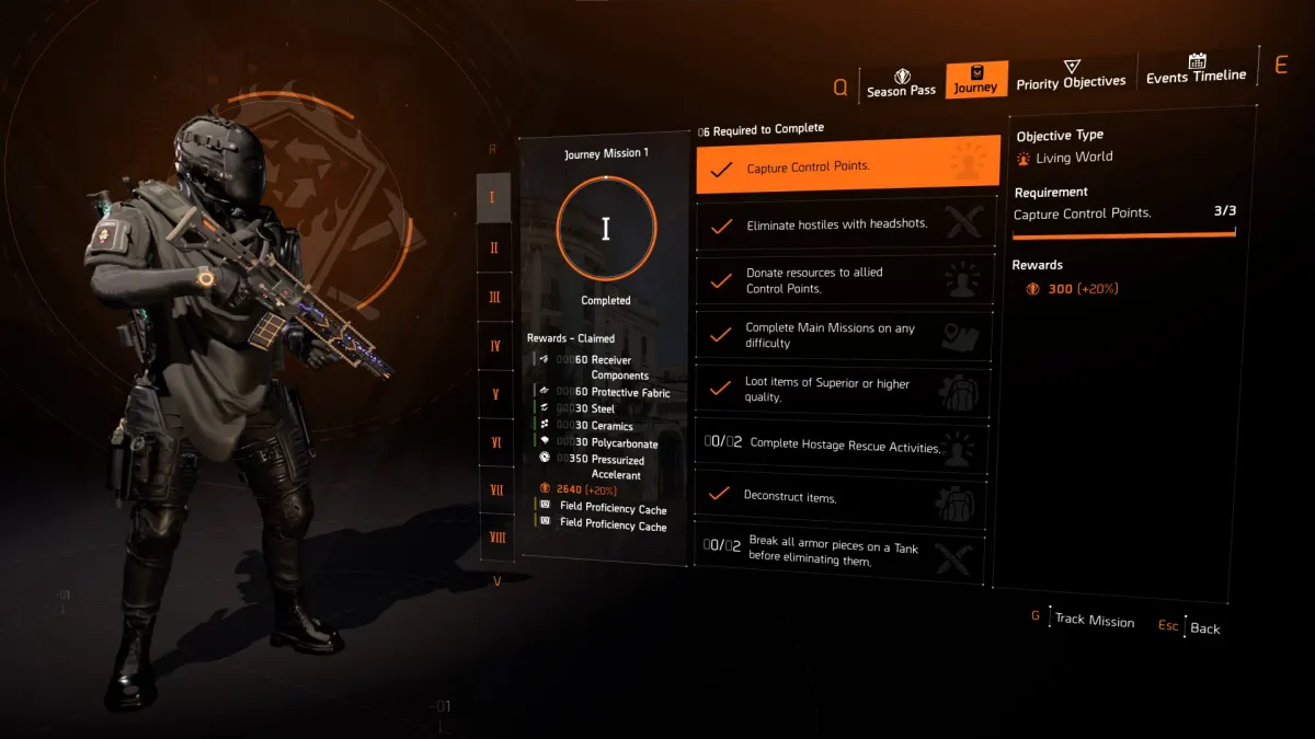 year 8 season 3 journey mission 1