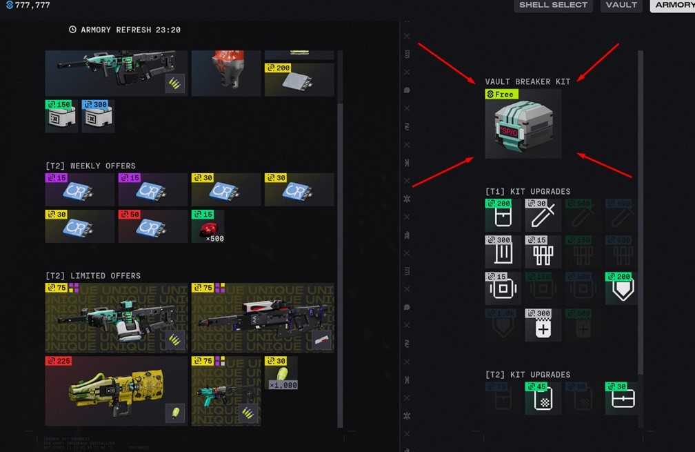 vault breaker kit
