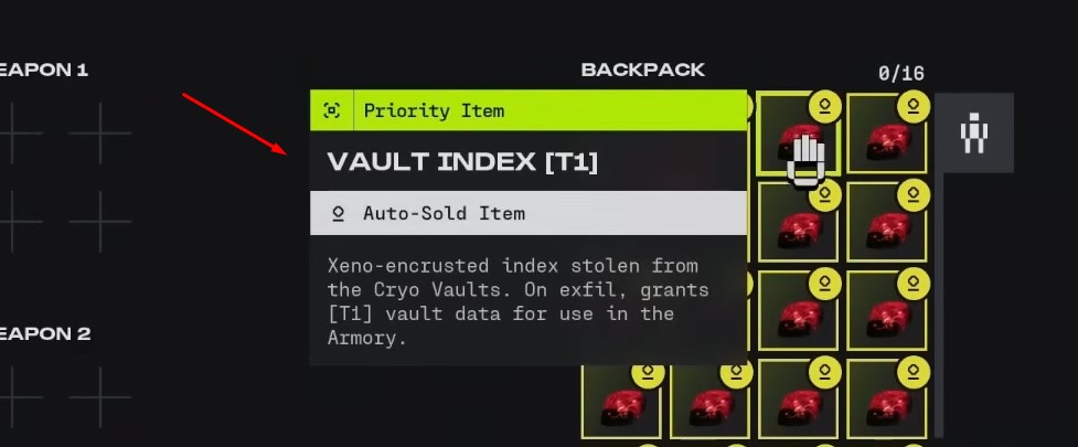 vault data