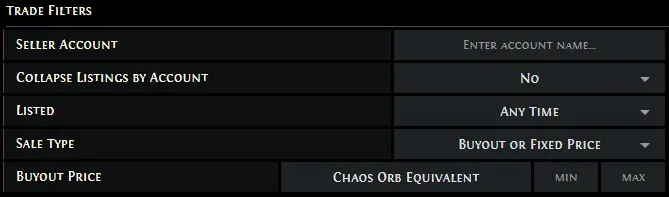 trade filters