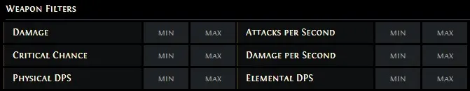 weapon filters