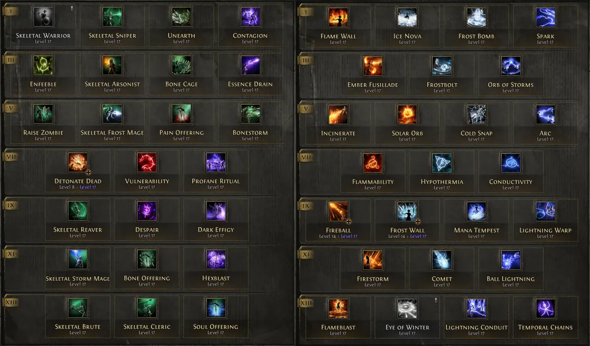 skill gems