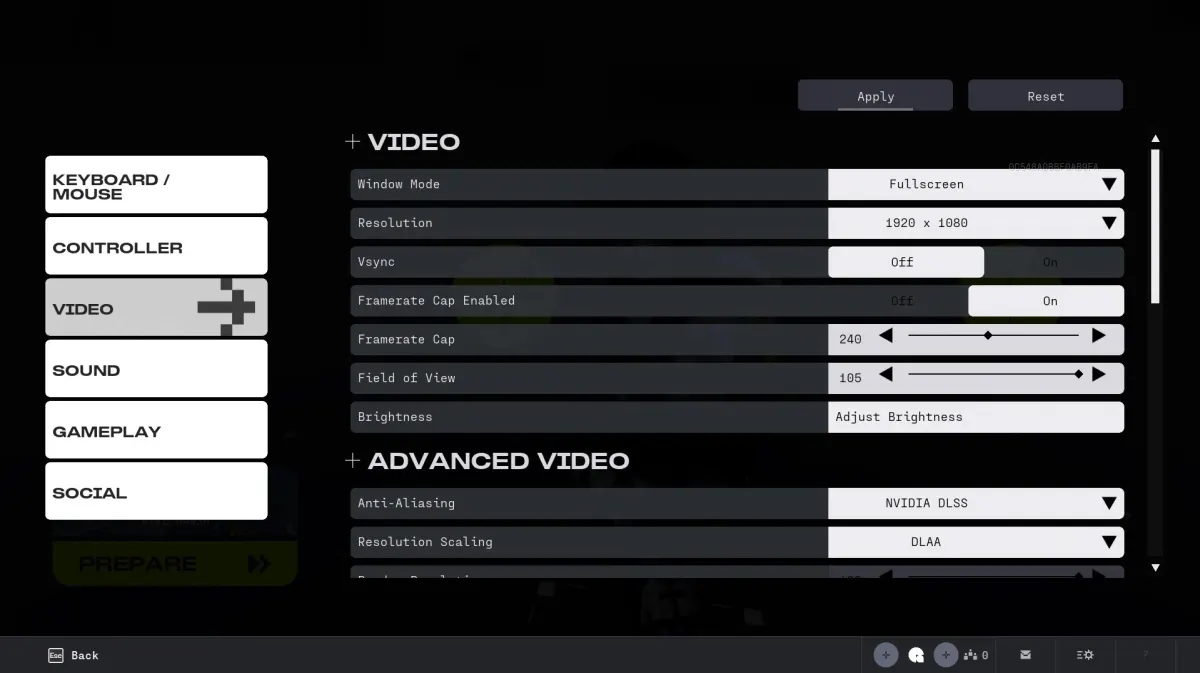 video-settings